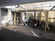 雨の日も安心の屋根付き駐輪場♪