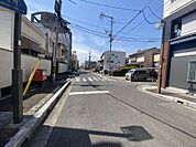 しっかりと歩道のある前面道路♪