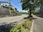 見通しの良い前面道路です。