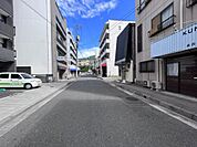 しっかりと歩道のある前面道路♪