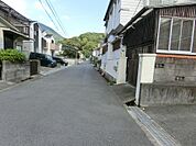 見通しの良い前面道路。