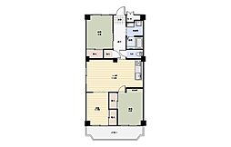 みゆきパーク・マンションA棟 3LDKの間取図画像