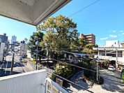 西側バルコニーからの眺望です。