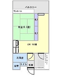 間取図画像 1LDK