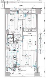 サーパスシティ福山駅前 3LDKの間取図画像