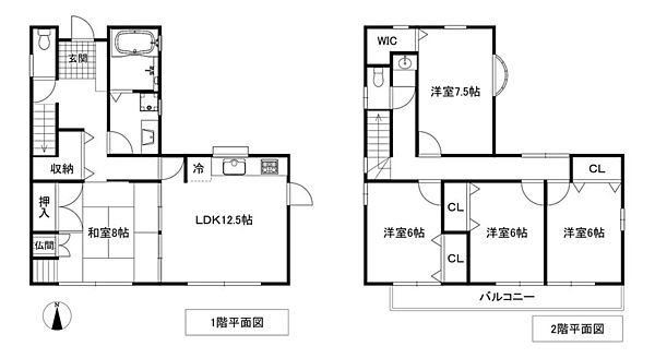 間取りを拡大表示