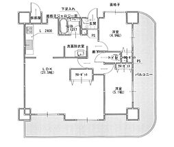ヴェルディ五日市中央ウエストタワー 3LDKの間取図画像