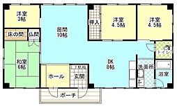リバーヒルズ天応 4LDKの間取図画像