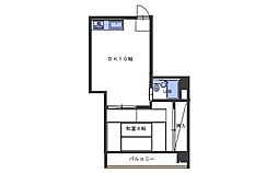 大陽堂ビル 2階1LDKの間取り