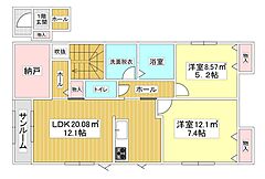 物件の間取り