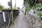 静かな前面道路です（車侵入不可）