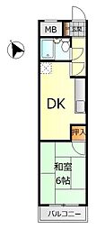 間取図画像 1DK
