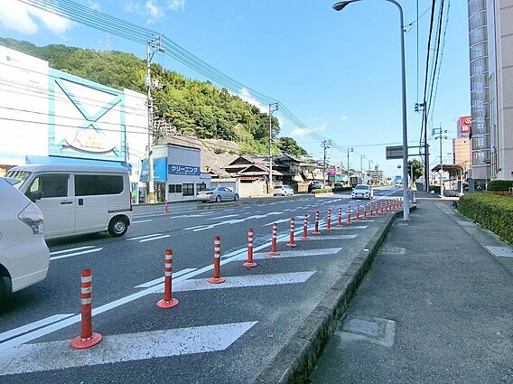 広く見通しの良...