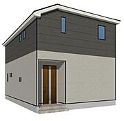 只今建築中！2026年6月完成予定◇グレーと白のツートンカラーが都会的で洗練された印象の外観です。