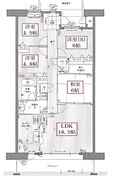 フローレンス光町グランドアーク - 4LDKの間取り