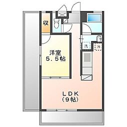 ブリランテ 1LDKの間取図画像