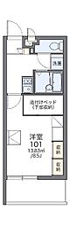 レオパレス仲西S&Ai 1Kの間取図画像