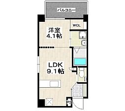 那覇市久茂地2丁目マンション 1LDKの間取図画像