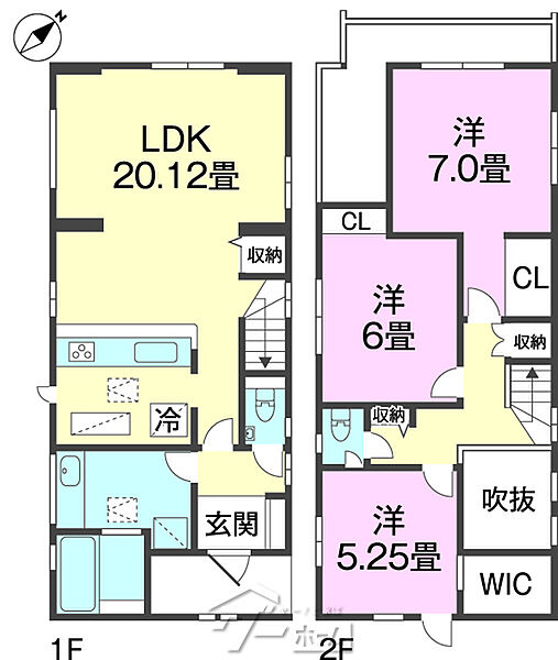 間取りを拡大表示