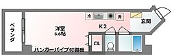 コート・ダジュール 1Kの間取図画像