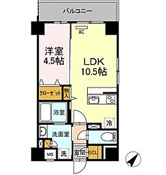 グラン・ルーダイワ 1LDKの間取図画像