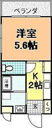 間取図画像 1K