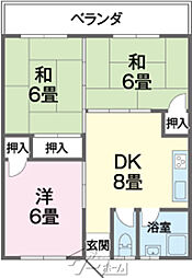間取図画像 3DK