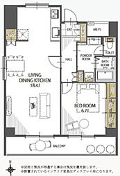 間取図画像 1LDK