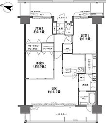 間取図画像 3LDK