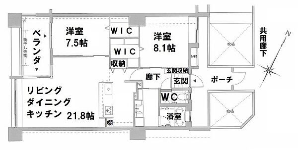 間取りを拡大表示