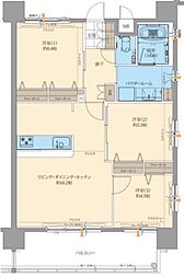 センチュリー那覇曙 3LDKの間取図画像