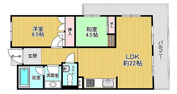間取りを拡大表示