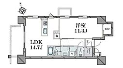プレミスト北谷アラハビーチ The TERACE 1LDKの間取図画像