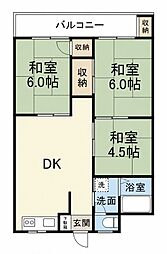 寄宮市街地分譲住宅 3DKの間取図画像