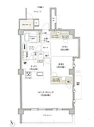 プレミスト首里金城町 7階2LDKの間取り