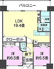 物件の間取り