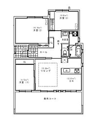 (仮)Gra-Jewe AICHI 3LDKの間取図画像