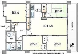 サントピア那覇新都心第3 507 4LDKの間取り