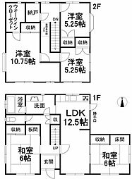 東温市南方 一戸建 5SLDKの間取り