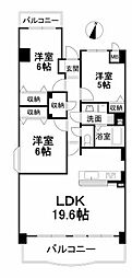 間取図画像 3LDK