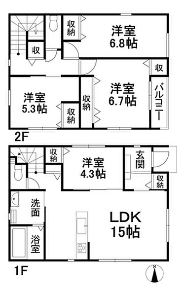 間取りを拡大表示