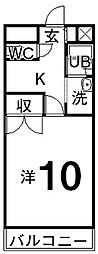 間取図画像 1K