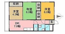 間取図画像 3DK