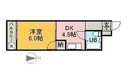 間取図画像 1DK