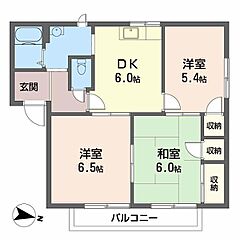 物件の間取り