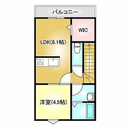 間取図画像 1LDK