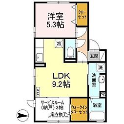 間取図画像 1SLDK