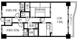 間取図画像 3LDK
