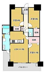 アルファスマート新居浜駅2 3LDKの間取図画像
