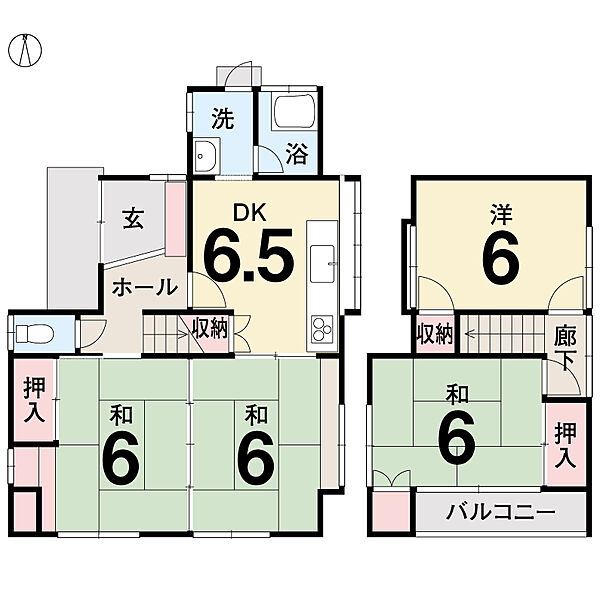 間取りを拡大表示